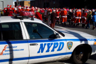 Santacon, New York, America - 12 Dec 2009