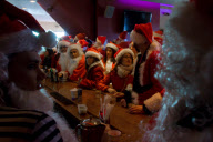 Santacon, New York, America - 12 Dec 2009