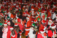 Santacon, New York, America - 12 Dec 2009