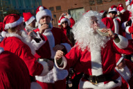 Santacon, New York, America - 12 Dec 2009