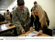 KABUL: ANNA KOURNIKOVA MEETS TROOPS WITH USO