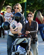 Halle Berry and Family Visit Disneyland