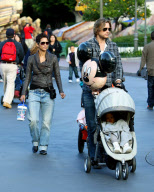 Halle Berry and Family Visit Disneyland