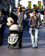 Halle Berry and Family Visit Disneyland