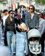 Halle Berry and Family Visit Disneyland