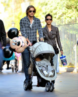 Halle Berry and Family Visit Disneyland