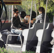 Halle Berry and Family Visit Disneyland