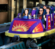 Michael J. Fox And Family Enjoy The Day At Disneyland
