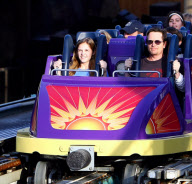 Michael J. Fox And Family Enjoy The Day At Disneyland