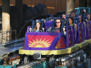 Michael J. Fox And Family Enjoy The Day At Disneyland
