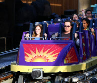 Michael J. Fox And Family Enjoy The Day At Disneyland