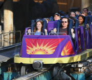 Michael J. Fox And Family Enjoy The Day At Disneyland