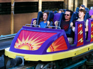 Michael J. Fox And Family Enjoy The Day At Disneyland