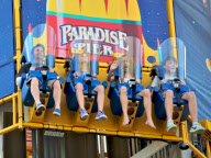 Michael J. Fox And Family Enjoy The Day At Disneyland
