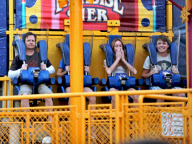 Michael J. Fox And Family Enjoy The Day At Disneyland