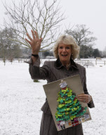 Camilla, Duchess of Cornwall meets children from Ty Hafan hospice, at Highgrove House in Gloucestershire, Britain  - 21 Dec 2009