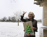 Camilla, Duchess of Cornwall meets children from Ty Hafan hospice, at Highgrove House in Gloucestershire, Britain  - 21 Dec 2009