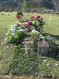 Actress BRITTANY MURPHY's grave at Forest Lawn Memorial Park