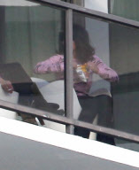 EXCLUSIVE Britney Spears shows off new brunette do while smoking with mom