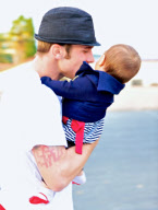 Cam Gigandet And Baby Everleigh Go For A Stroll