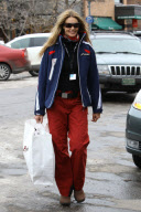 Elle MacPherson and boyfriend pick up some new Under Armour gear