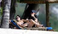 GAD ELMALEH AND MARIE DRUCKER ON HOLIDAY