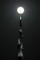 The Burj Dubai, the World's tallest building, Dubai, United Arab Emirates - 31 Dec 2009