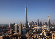 The Burj Dubai, the World's tallest building, Dubai, United Arab Emirates - 03 Jan 2010
