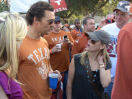 *EXCLUSIVE* Matthew McConaughey and Reese Witherspoon support their Texas Longhorns