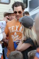 *EXCLUSIVE* Matthew McConaughey and Reese Witherspoon support their Texas Longhorns