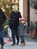 Michelle Williams And Matilda Scoot Around NYC