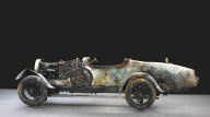 Rare 1925 Bugatti raised from bottom of Lake Maggiore after 70 years to go on auction, Switzerland - 2009
