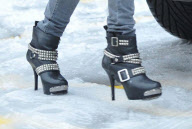 Alex Gerrard On Icy Ground