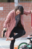 Milla Jovovich and Ever have a play date at Coldwater Park