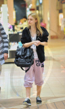 Dakota Fanning Shops At The Mall