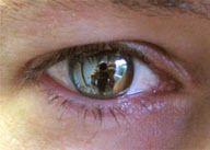 Eye-catching contact lenses by Hollywood special effects artist Kevin Carter, Medford, Oregon, America - 12 Jan 2010