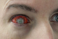 Eye-catching contact lenses by Hollywood special effects artist Kevin Carter, Medford, Oregon, America - 12 Jan 2010
