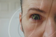 Eye-catching contact lenses by Hollywood special effects artist Kevin Carter, Medford, Oregon, America - 12 Jan 2010
