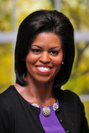 Michelle Obama joins husband President Barack Obama at Madame Tussauds, London, Britain  - 19 Jan 2010