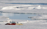 The Canadian Coast Guard icebreaker Louis S. St-Laurent on it's annual voyage to the Arctic - Jul 2008