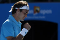 (8)AUSTRALIA-MELBOURNE-TENNIS-AUSTRALIAN OPEN-MS-FEDERER VS ANDREEV