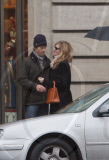 EXCLUSIVE: Julia Roberts and her husband danny Moder strolling in Paris