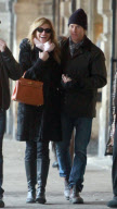 EXCLUSIVE: Julia Roberts and her husband danny Moder strolling in Paris