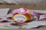 10-year-old inventor Megan Ward creates hit anti-smoking keyring and UV indicator wristband and t-shirt, Whyteleafe, Surrey, Britain - 15 Jan 2010