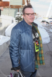Tom Arnold greet his fans outside the Sky Lounge in Park City