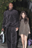 Khloe and Lamar have a late night dinner at STK