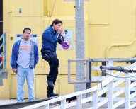 Tom and Cameron Film Stunts for Knight and Day