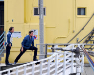 Tom and Cameron Film Stunts for Knight and Day