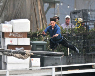 Tom and Cameron Film Stunts for Knight and Day