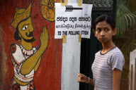 Sri Lanka's First Peace-Time Presidential Election in 26 Years, Sri Lanka - 26 Jan 2010